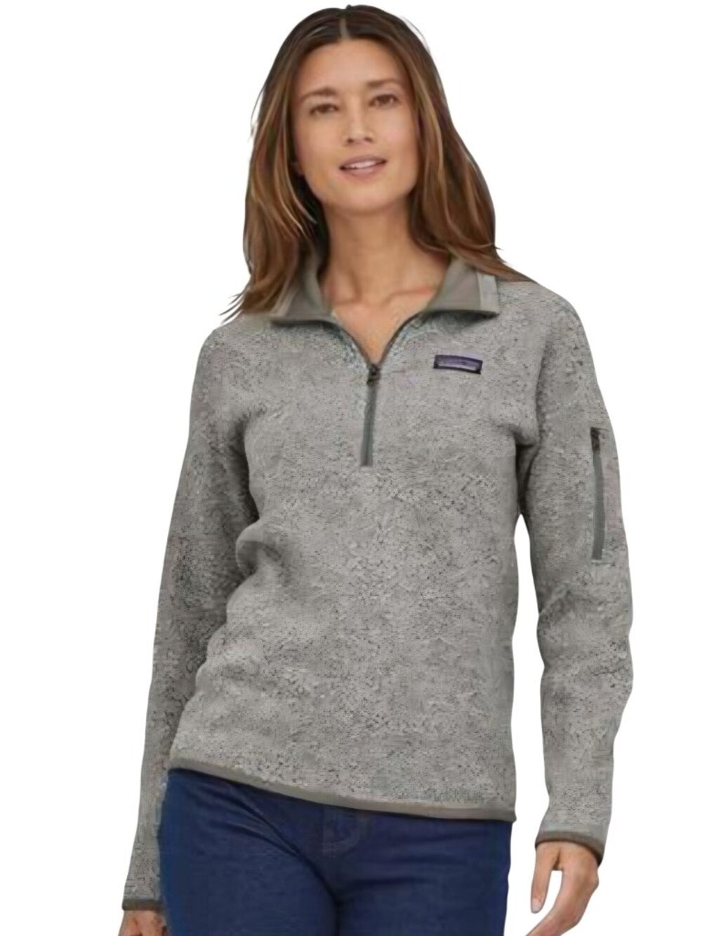 Patagonia Better Sweater 1/4 Zip Gray Size M